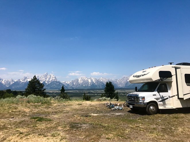 Camping in Teton National Park