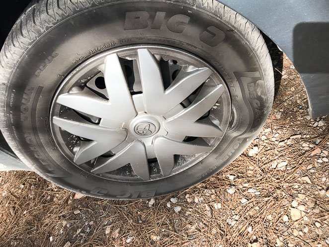 Tire in Van while Full time RVing with kids