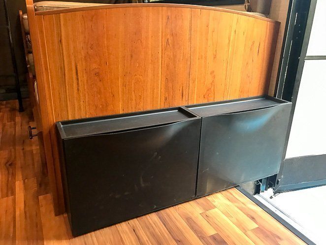 Shoe bins for family rv living_ Shoe bins for family rv living_