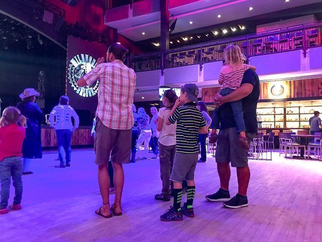 Country Line Dance with Kids in Nashville - Wild Horse Saloon_