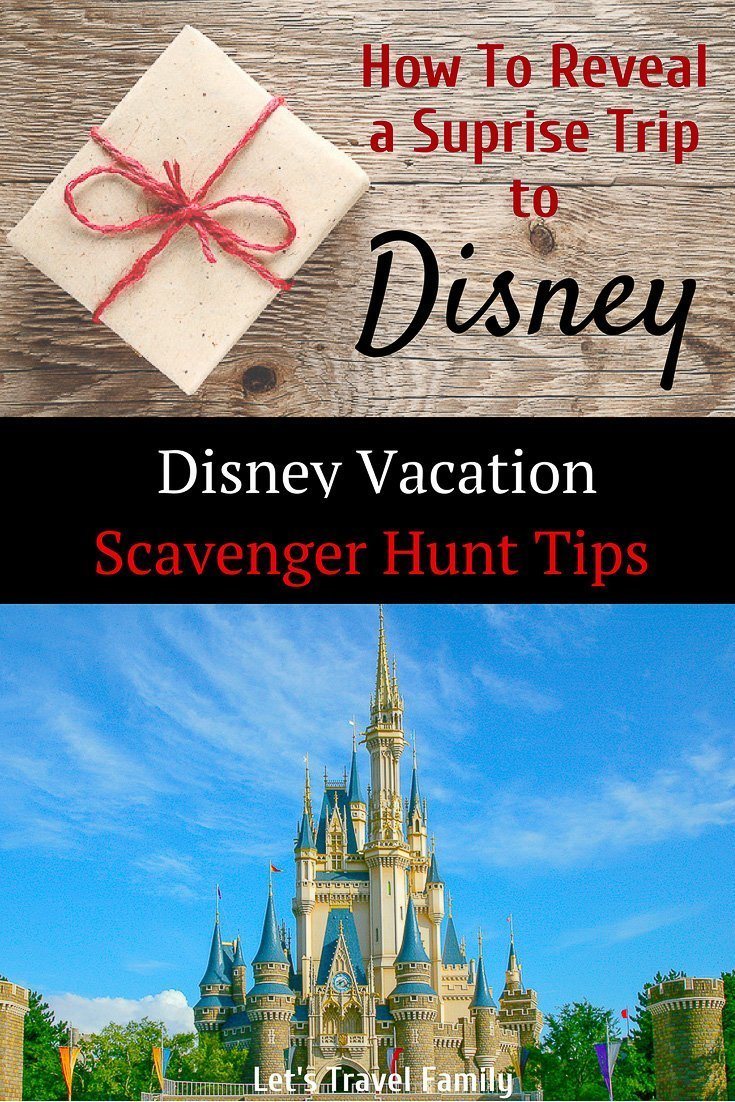 Disney Scavenger Hunt Surprise and Clues