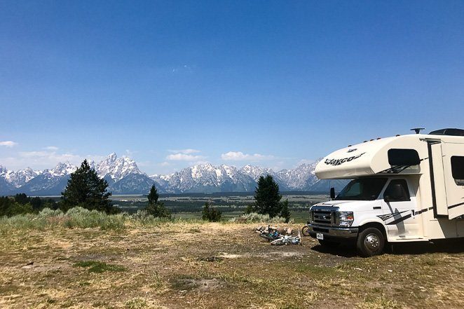 Boondocking in Grand Teton National Park - bucket list ideas that are free