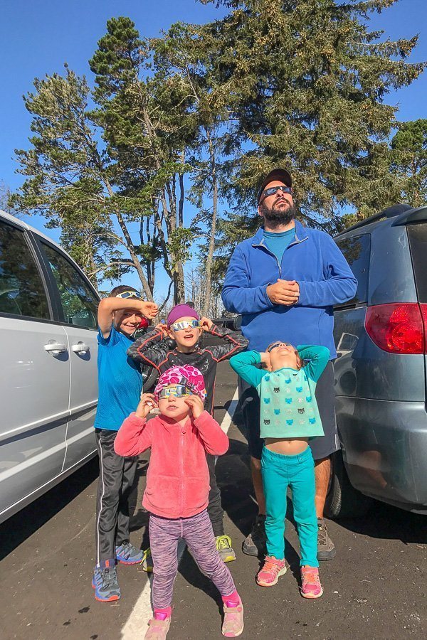 Family Travel to see the Eclipse worldschoolers