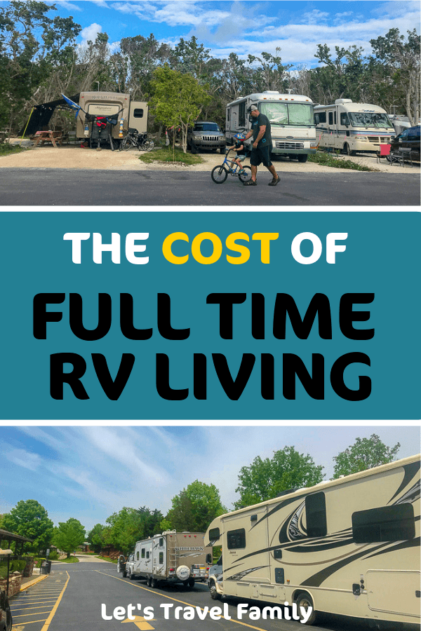 Cost of Full time RV Living