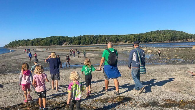 Bar Harbor Maine Things to Do - Hike to Bar Island Bar Harbor Maine Things to Do - Hike to Bar Island