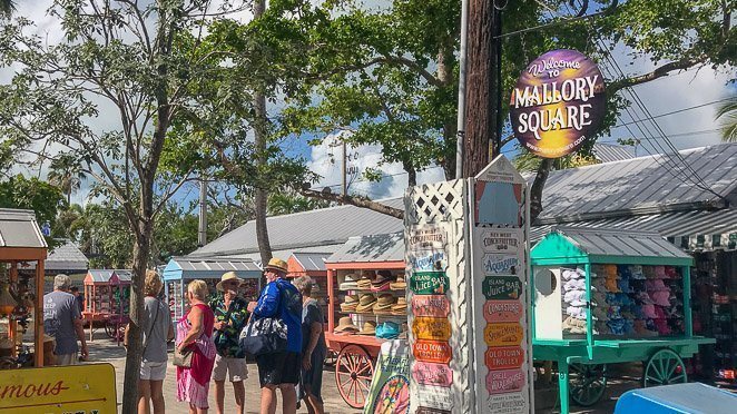 Things to do in Key West Florida - shop at Mallory Square