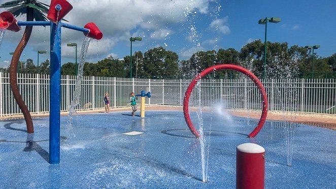 What to do in Florida Keys with kids - splash pad