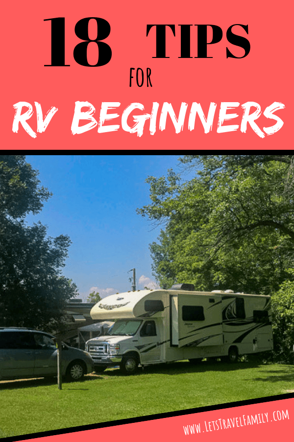 18 TIPS FOR RV BEGINNERS 18 TIPS FOR RV BEGINNERS