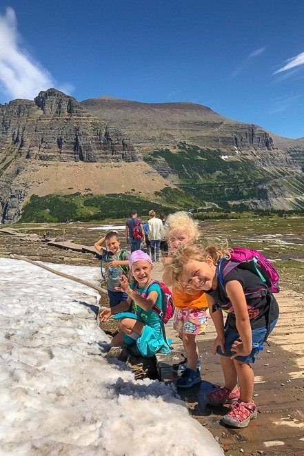 Glacier National Park for Kids - Hidden Lake Trail