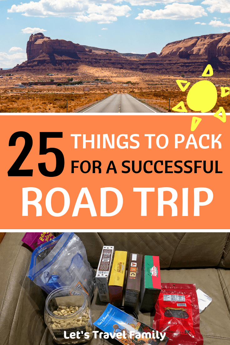 THINGS TO PACK FOR A SUCCESSFUL ROAD TRIP