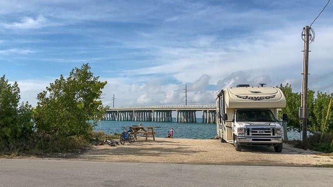 Where can I park my RV to live? Florida Keys