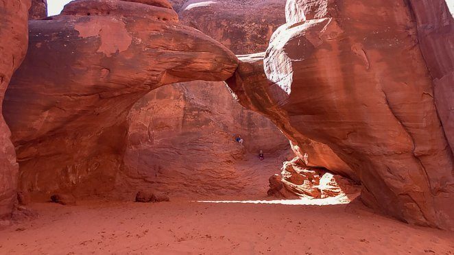 Arches National Park Utah Sand Dune Arch Hike