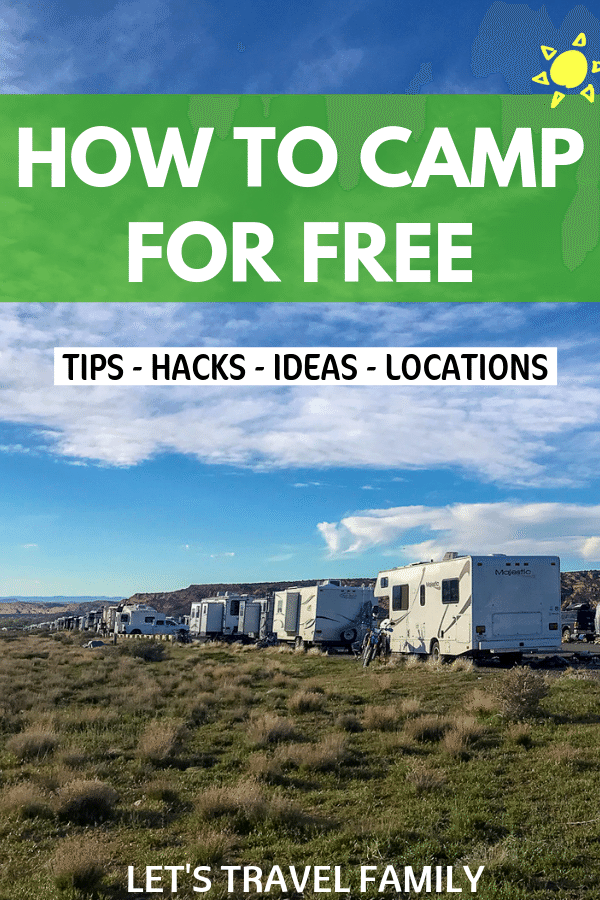 How To Camp For Free