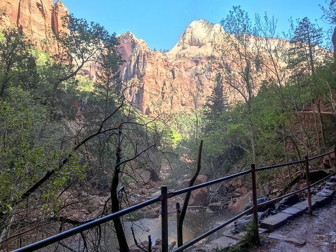 Zion National Park hiking Trails - Emerald Pools