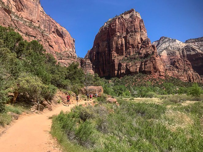 Zion hiking trails