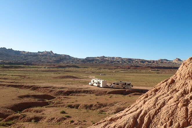 Boondocking at Goblin Valley State Park