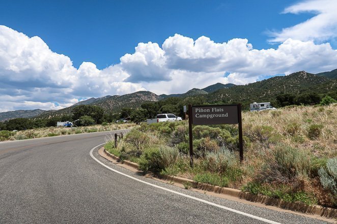 Pinon Flats campground