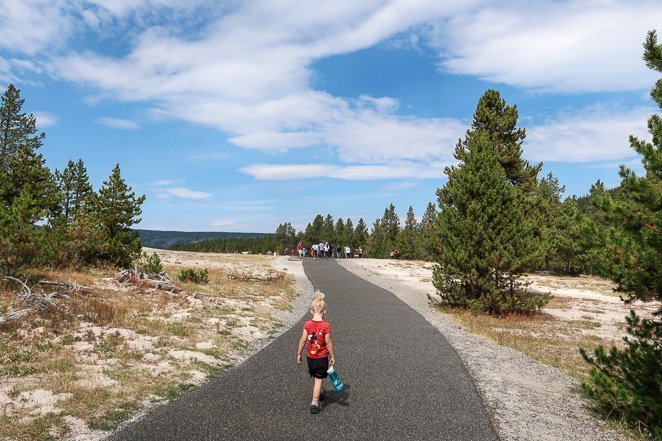 Hike Geyser Hill Behind Old Faithful - Upper Geyser Basin