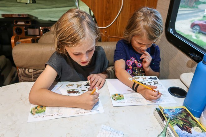 Junior Ranger Booklets in Rocky Mt National Park