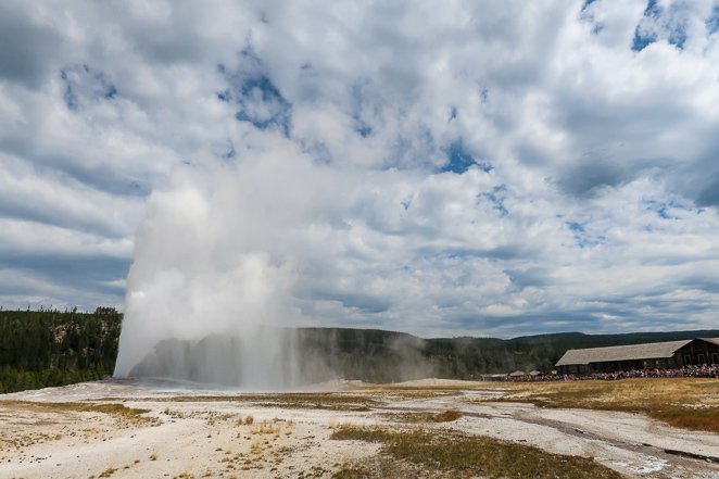 Old Faithful Erupting_