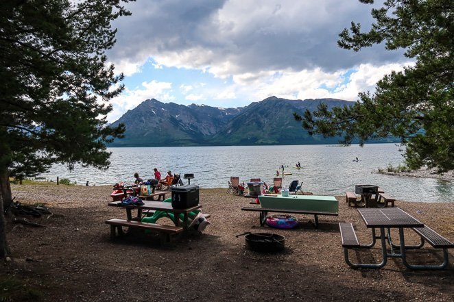 Picnic on Jackson Lake