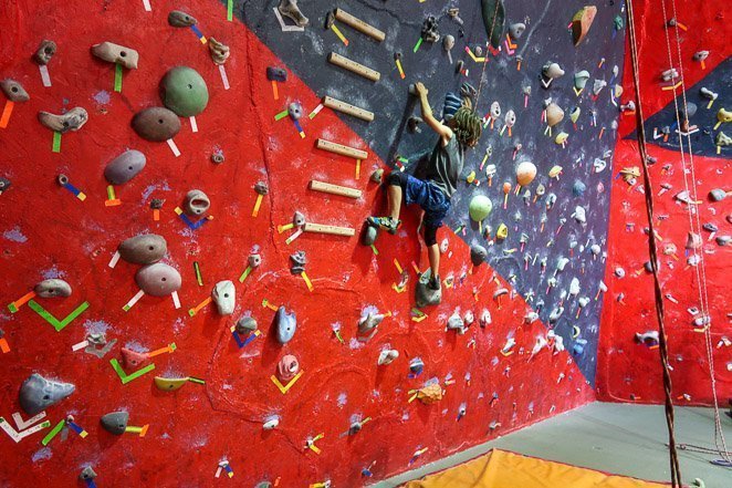 Rock Climbing with kids