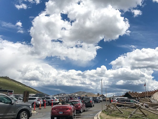 Alpine Visitor Center at the top