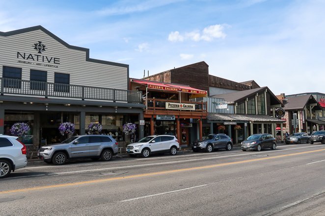 Jackson WY street Shopping in Jackson Wyoming
