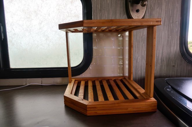 RV Kitchen Counter Shelf RV Kitchen Counter Shelf