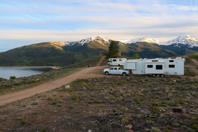 Camping at Twin Lakes Colorado