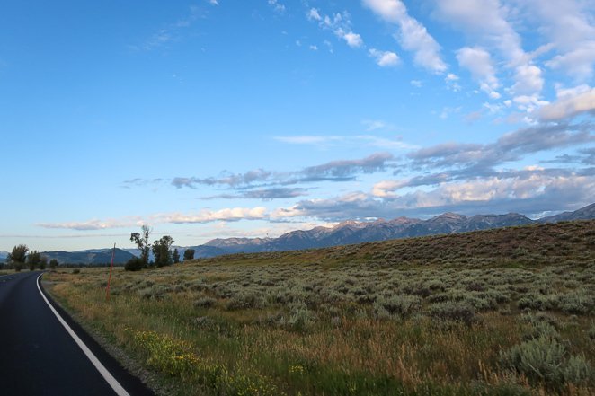 Curve in the road - Grand Teton Curve in the road - Grand Teton