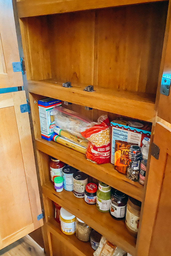 Store Food ideas for RV closets