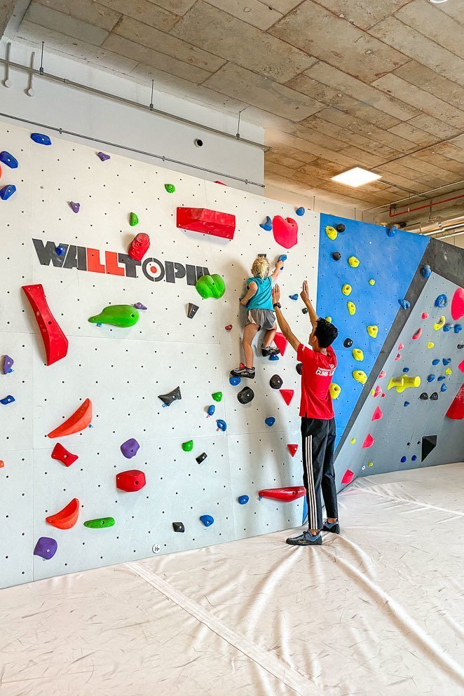 Go rock climbing with Camp5 Climbing Gym