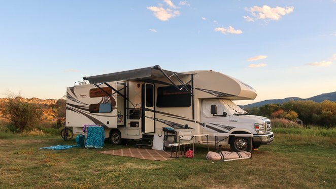 Portable composting toilet for RV