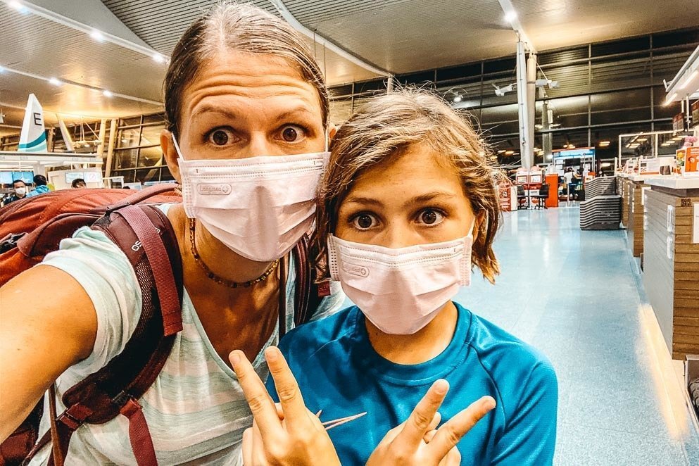 Jill and Riley masks