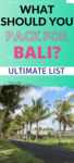 Ultimate Bali Packing List - What You Should Bring To Bali - Let's ...