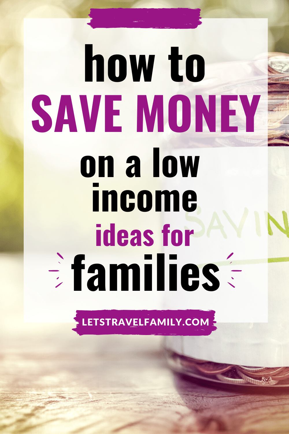 How To Save Money As a Family