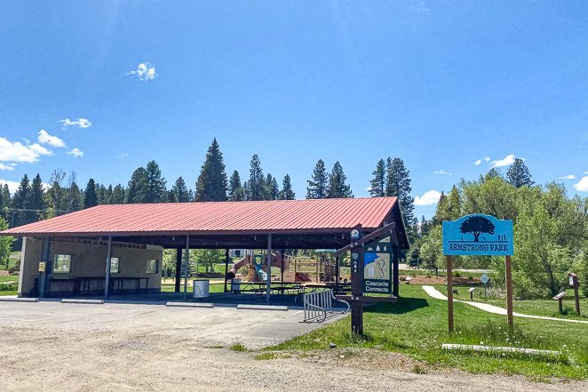 Armstrong Park Playground in Cascade Idaho Armstrong Park Playground in Cascade Idaho
