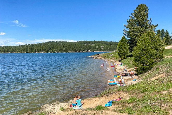 Swim in Lake Cascade_