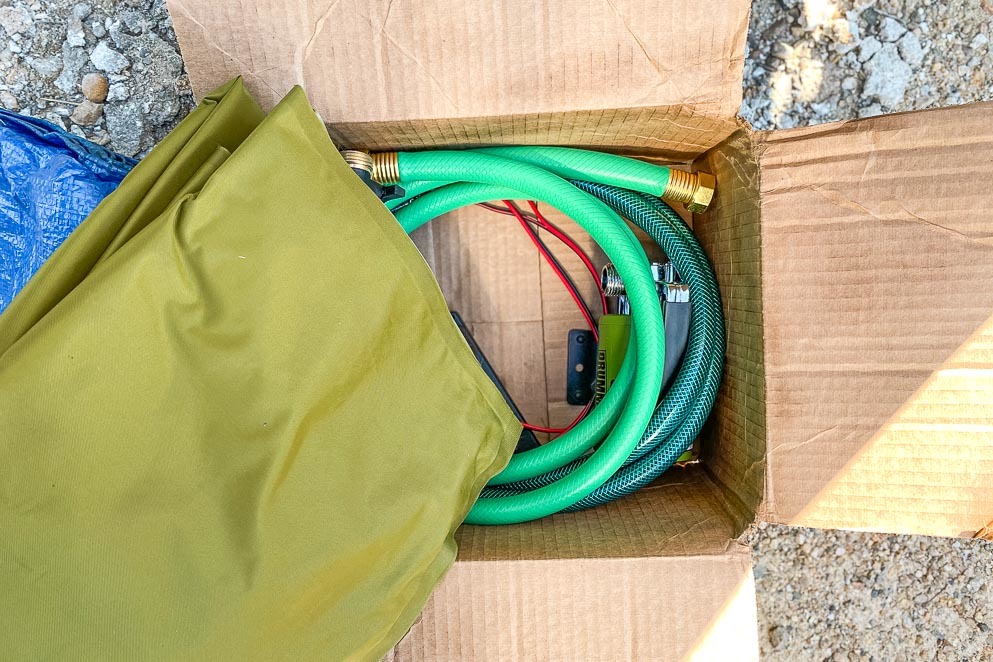 Water pump for bladder for boondocking Water pump for bladder for boondocking