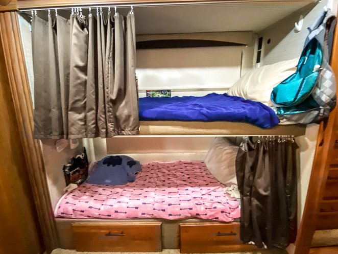 Bunk Beds in Class C RV