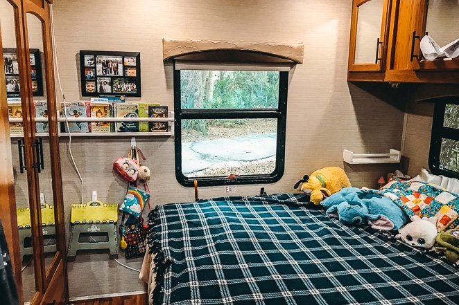 Class C RV Bedroom