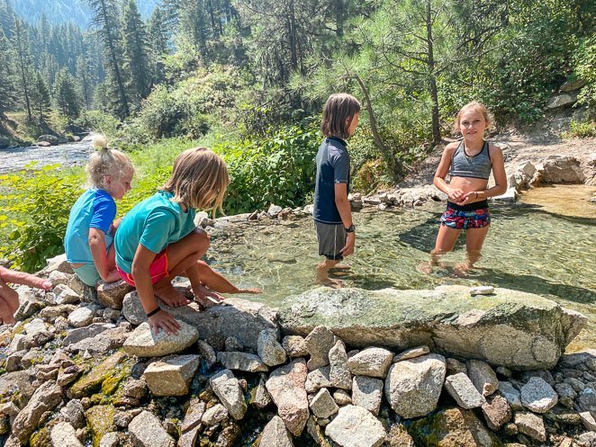 Natural Hot Springs With Kids