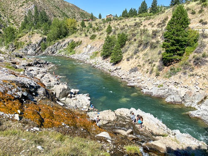 Kirkham Hot Springs in the morning