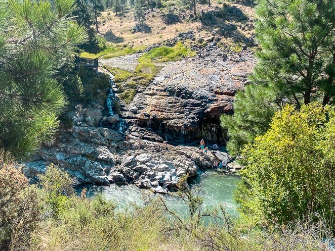 Kirkham Hot Springs with stairs