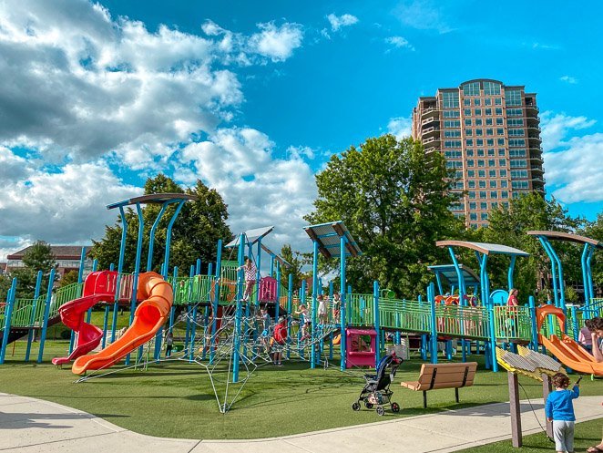 McEuen Playground in Coeur d'Alene McEuen Playground in Coeur d'Alene