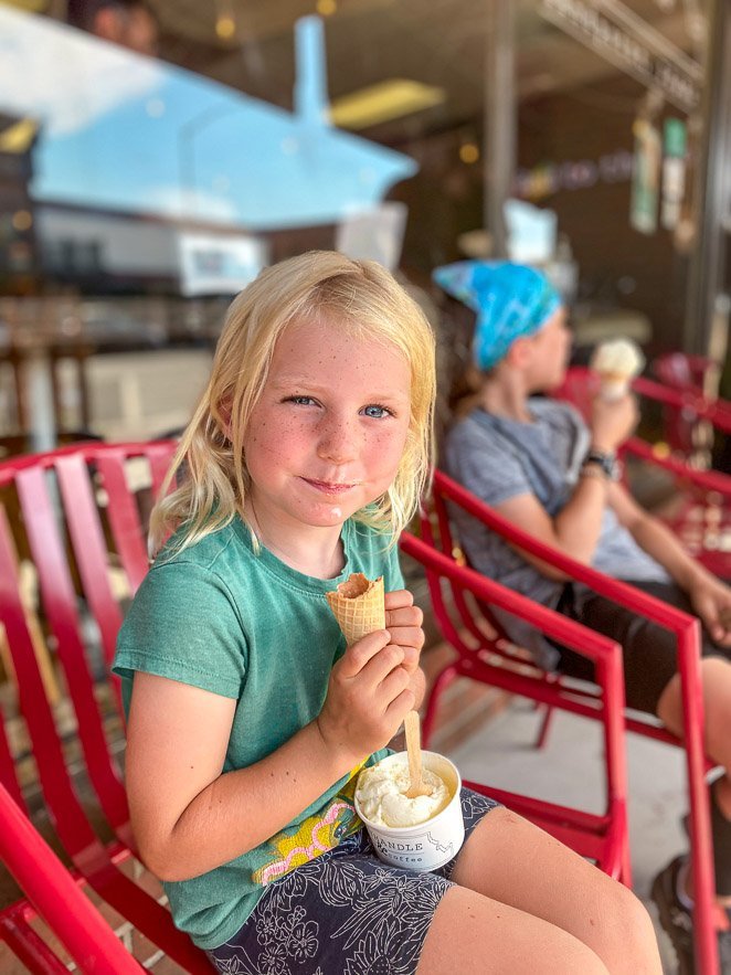 Panhandle Cone and Coffee Ice Cream