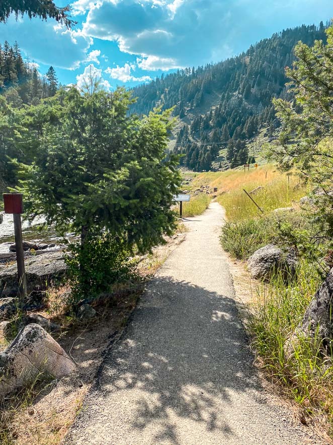 Sunbeam Hot Springs Paved Path