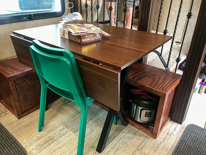 RV Desk in Livingroom