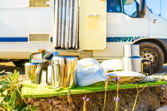 Do a weekly cleaning in your RV